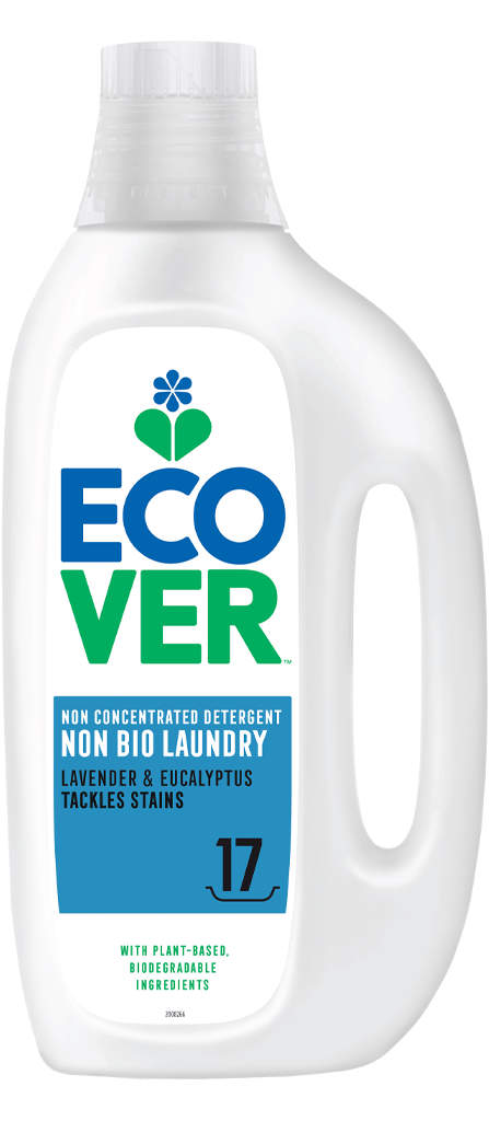2021特集 エコベール 洗濯洗剤 ランドリーリキッド 濃縮タイプ 本体 ラベンダーの香り 1L 3本セット 洗濯液体洗剤 濃縮液体 大容量 植物由来 